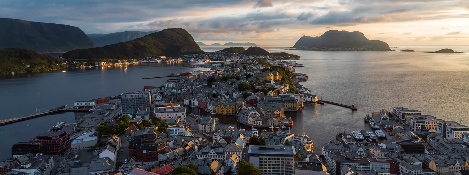 Veduta di Alesund