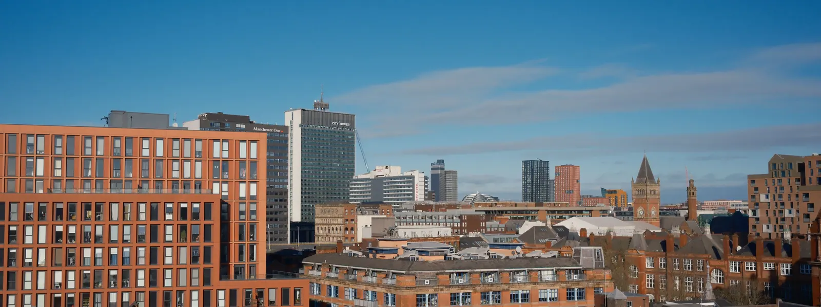 Veduta di Manchester