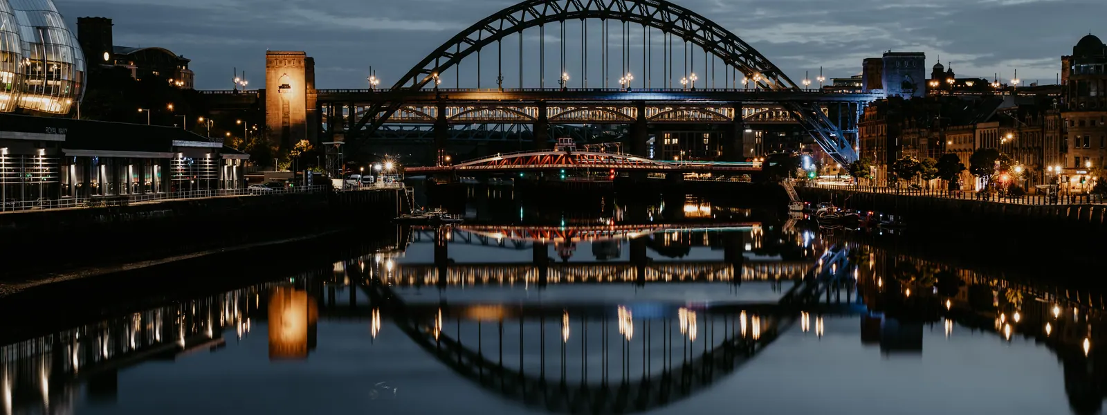 Veduta di Newcastle Teesside